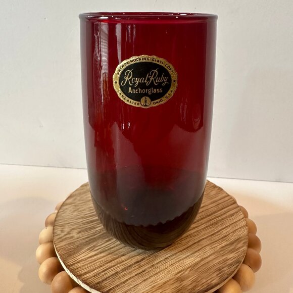 Anchor Hocking - Royal Ruby - Tumblers - Set of 8 - NWT - 5” Tall - 12 oz. - NWT - Picture 5 of 5